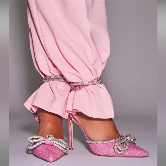 Billini Shoes - Billini Elope pink glitter heels NWOT